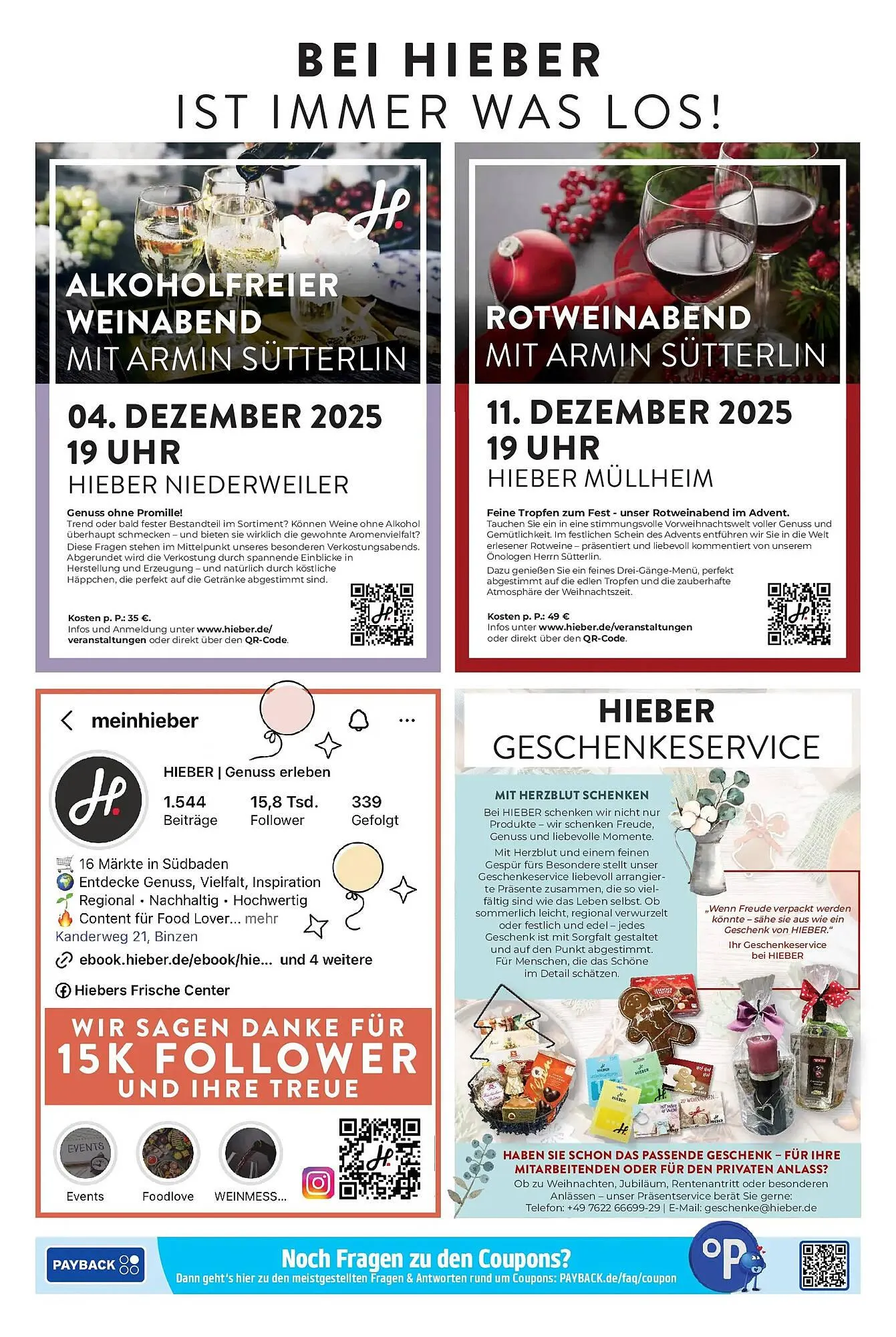 Hieber's Frische Center Prospekt von 23. November bis 29. November 2025 - Prospekt seite 12