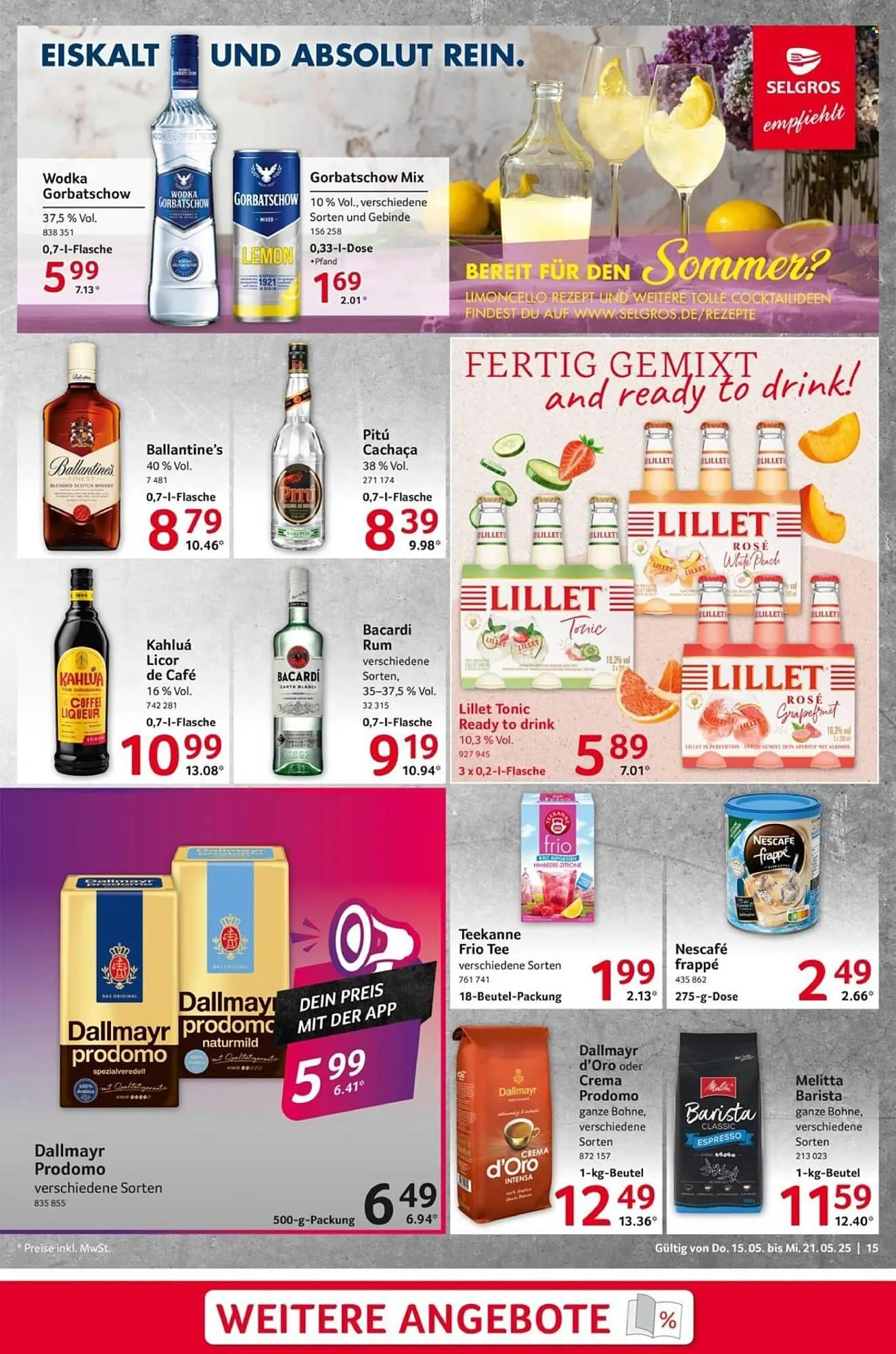 Selgros Prospekt von 15. Mai bis 21. Mai 2025 - Prospekt seite 15