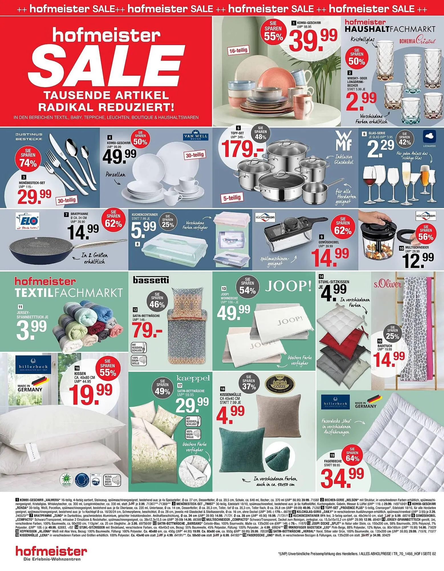 Hofmeister Prospekt von 18. März bis 7. April 2026 - Prospekt seite 2