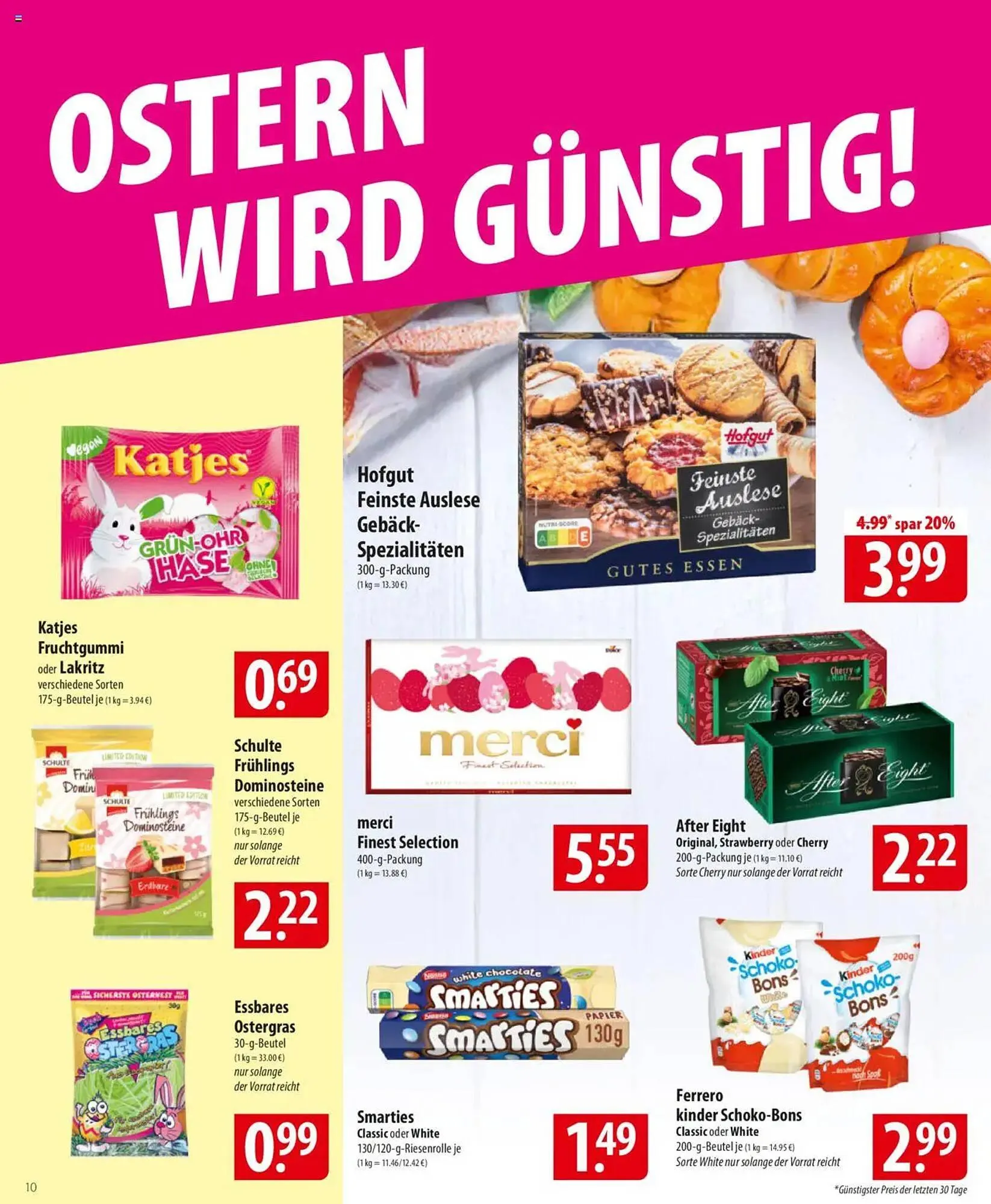 Famila Nord Ost Prospekt von 14. April bis 19. April 2025 - Prospekt seite 10