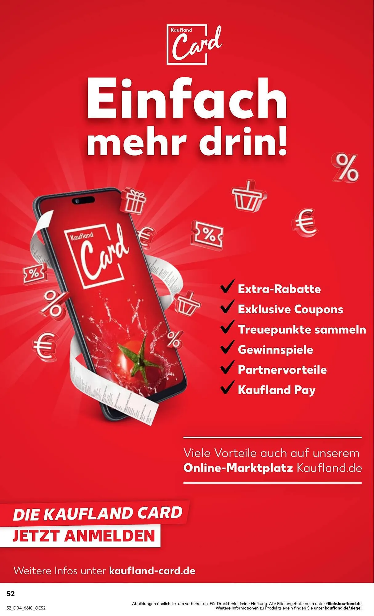 Kaufland Prospekt von 22. Januar bis 28. Januar 2026 - Prospekt seite 52