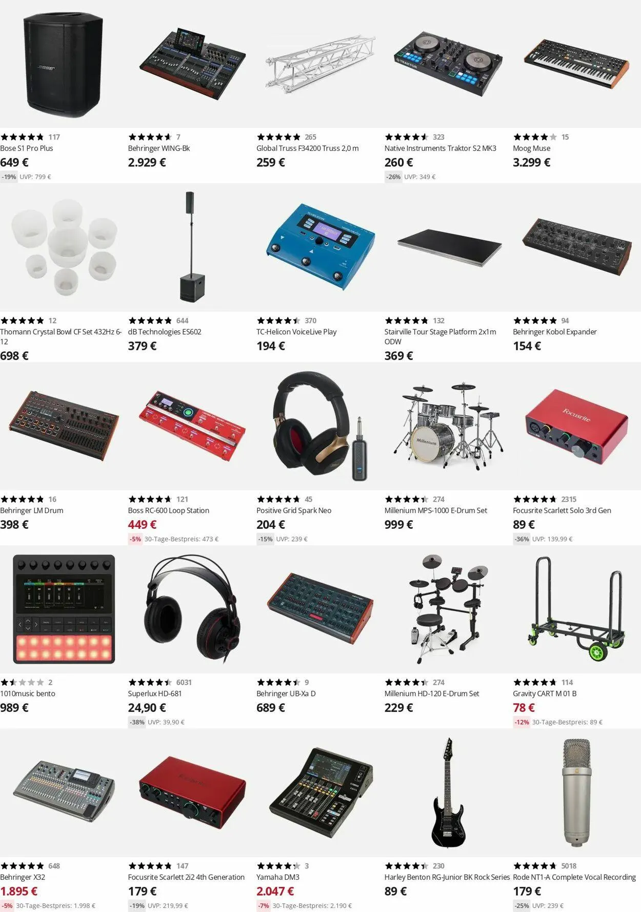 Thomann Aktueller Prospekt von 16. Juni bis 25. Juni 2025 - Prospekt seite 6