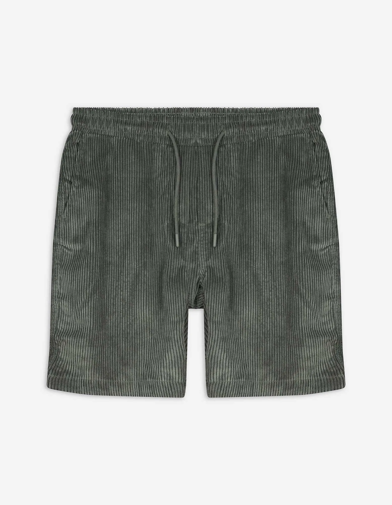 Shorts - Cord - dunkelgrün