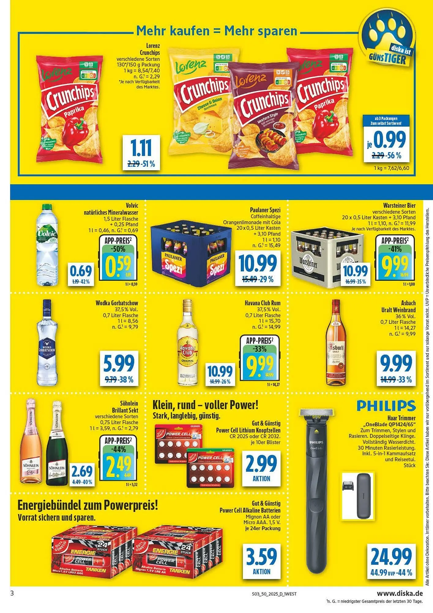 Diska Prospekt von 8. Dezember bis 13. Dezember 2025 - Prospekt seite 3