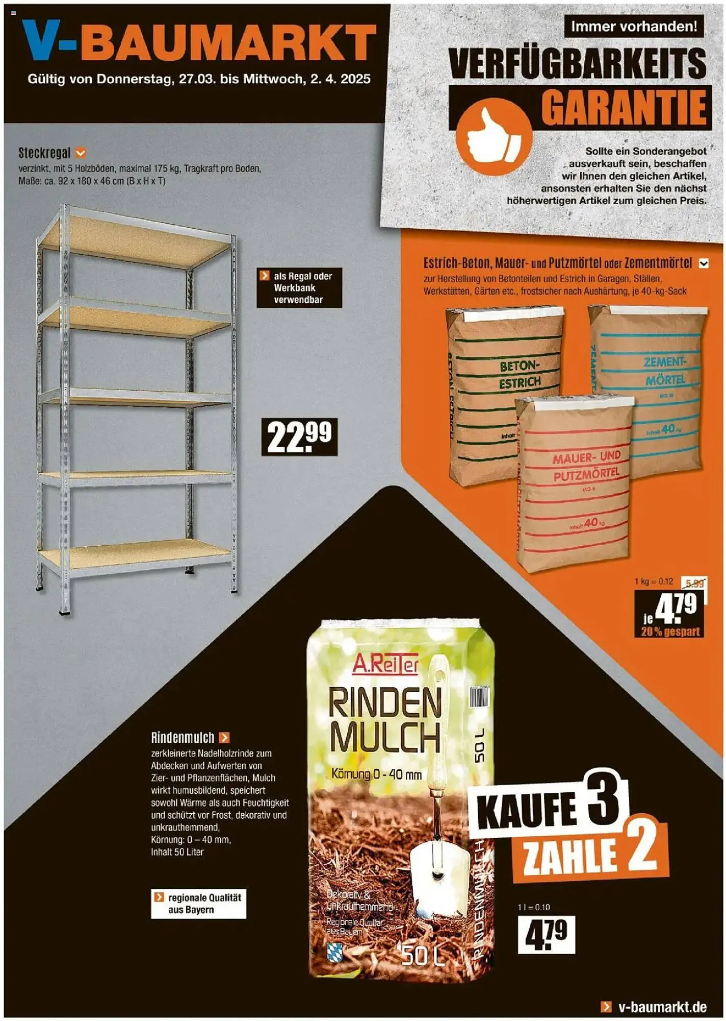 V Baumarkt Prospekt - 1