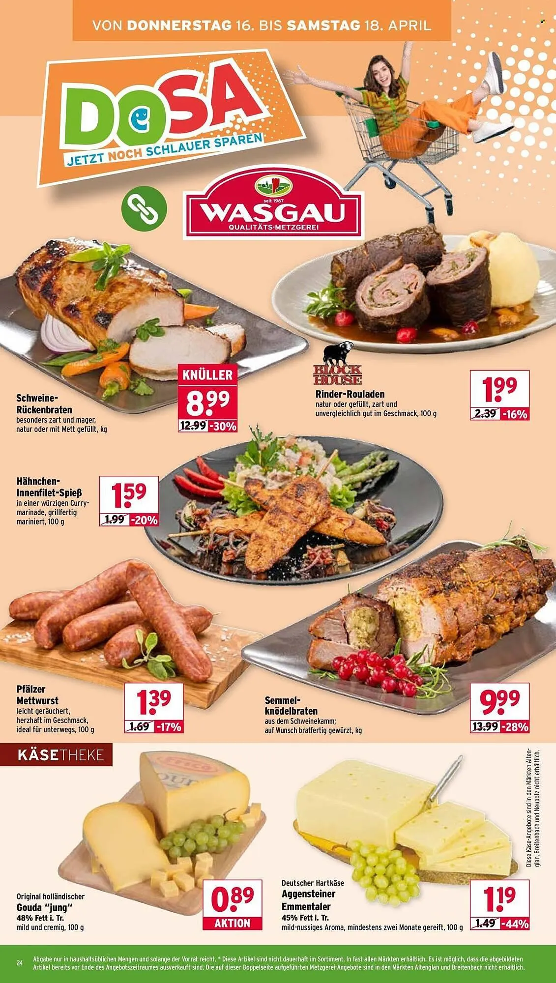 Wasgau Prospekt von 13. April bis 18. April 2026 - Prospekt seite 24