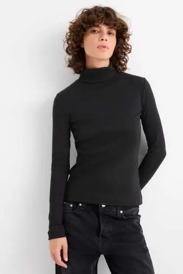 Multipack of 2 - turtleneck top - ribbed