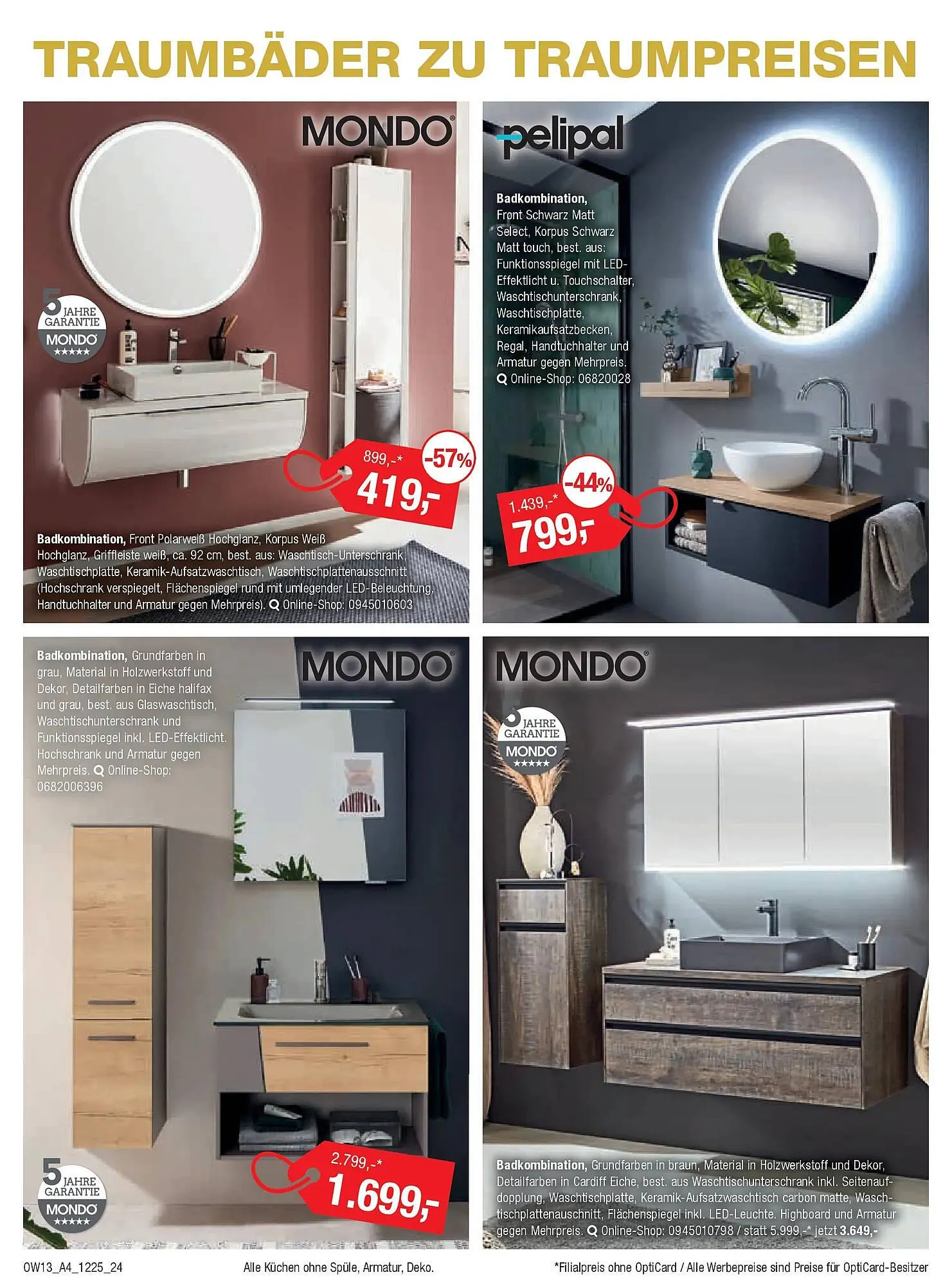 Opti Wohnwelt Prospekt von 18. Dezember bis 10. Januar 2026 - Prospekt seite 24