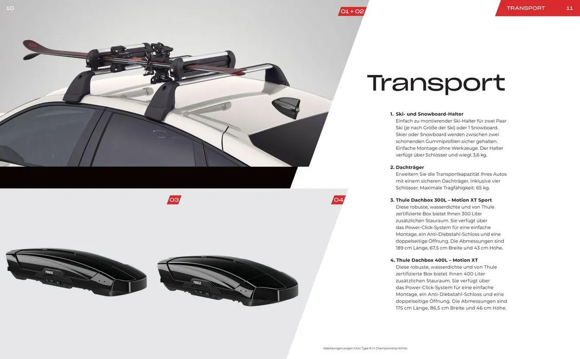 Honda CIVIC TYPE R ZUBEHÖRBROSCHÜRE von 9. April bis 9. April 2025 - Prospekt seite 6