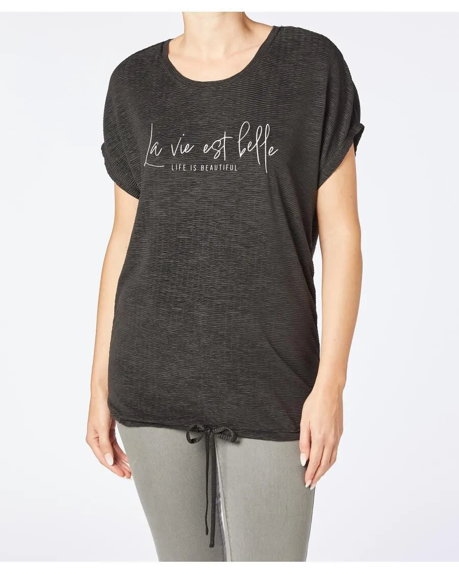 T-Shirt mit Tunnelzug