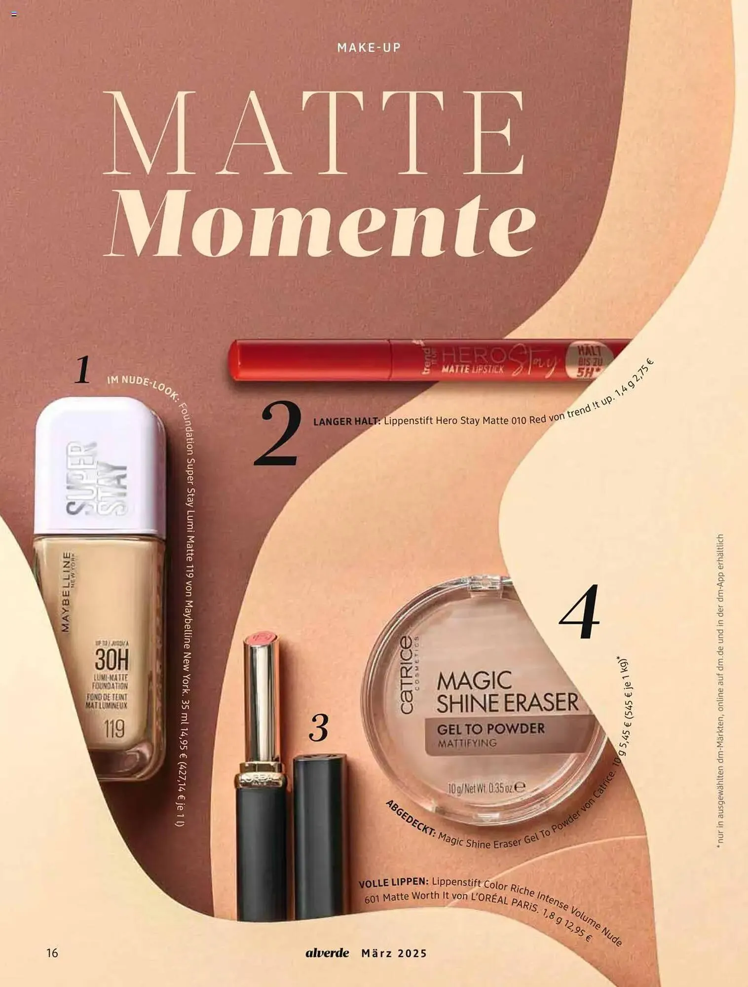 dm drogerie Prospekt von 1. März bis 31. März 2025 - Prospekt seite 16