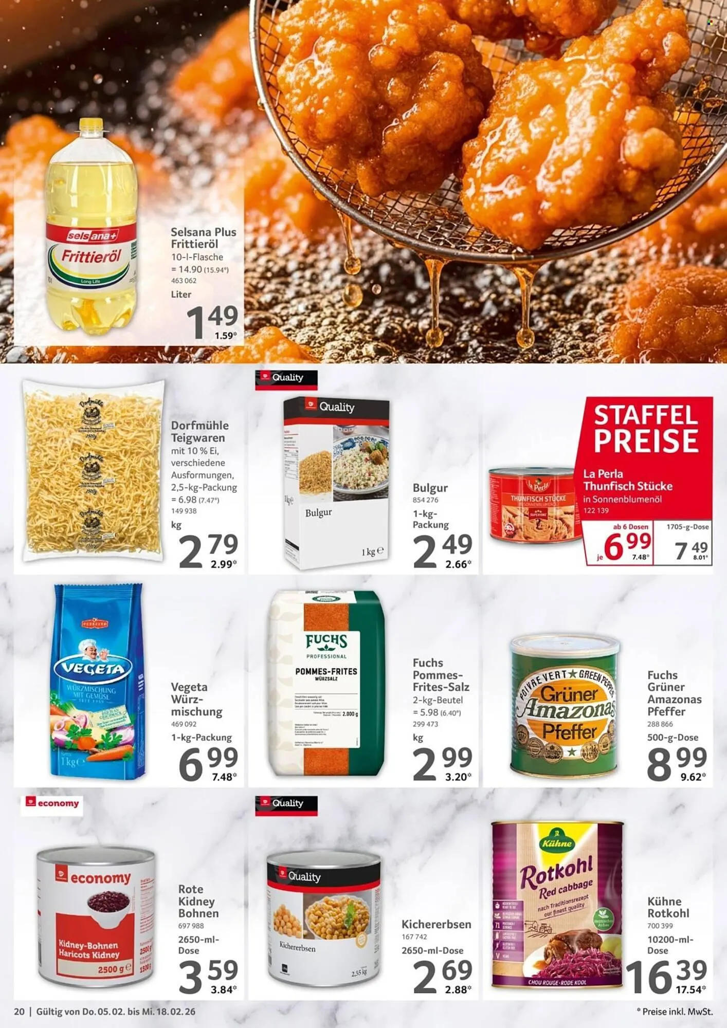 Selgros Prospekt von 5. Februar bis 18. Februar 2026 - Prospekt seite 20