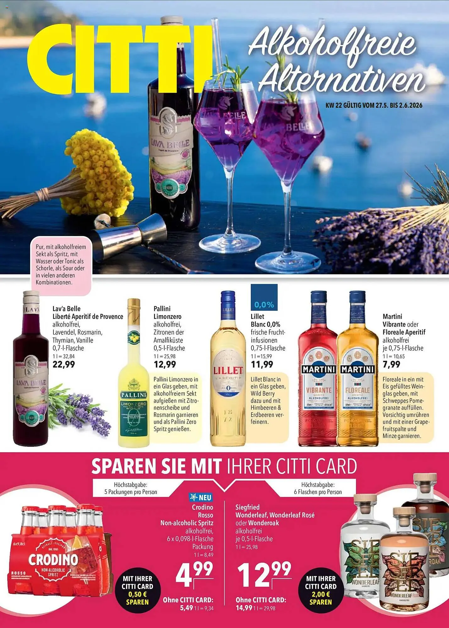CITTI Markt Prospekt von 27. Mai bis 9. Juni 2026 - Prospekt seite 1