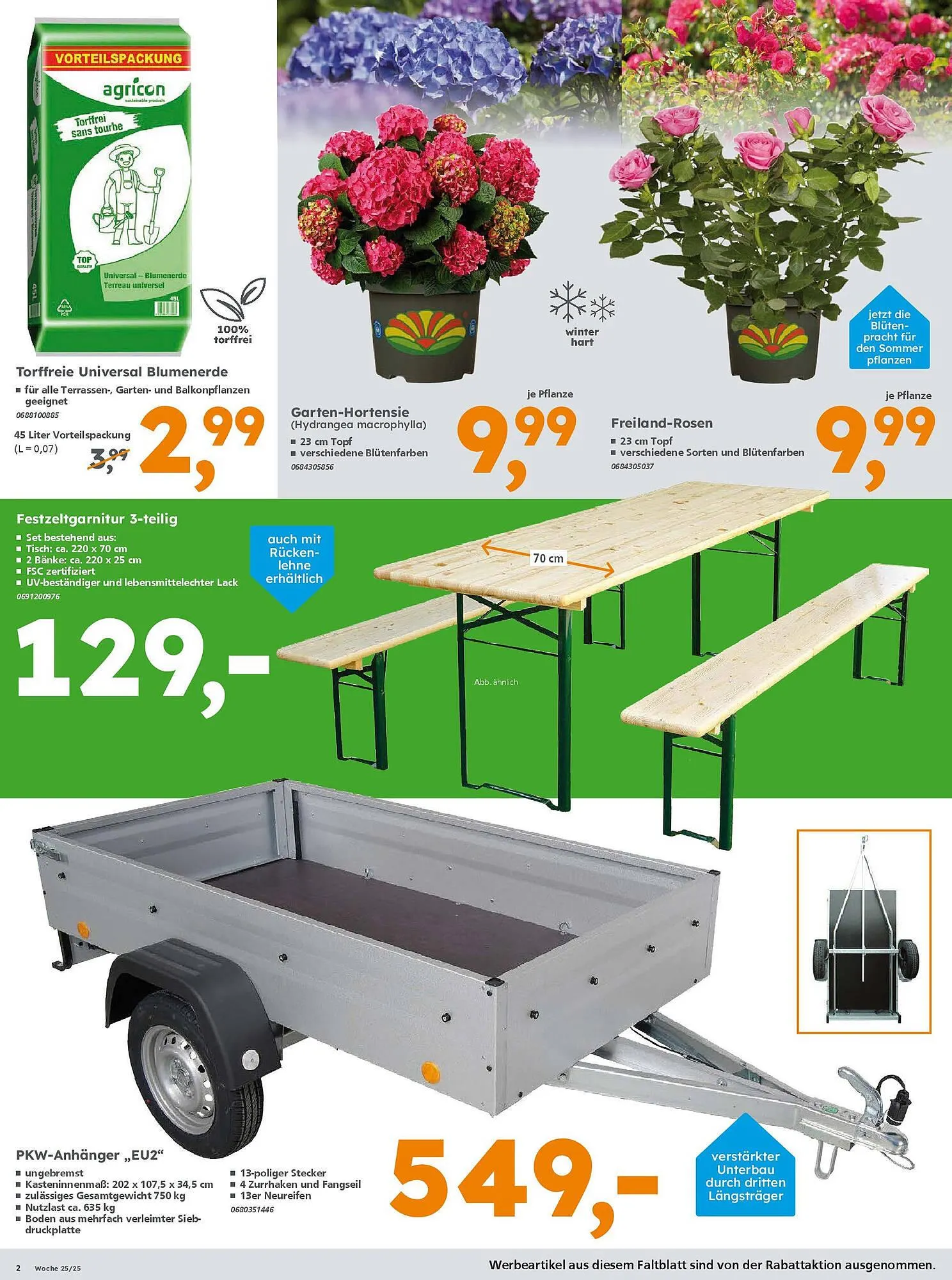 Globus Baumarkt Prospekt von 16. Juni bis 23. Juni 2025 - Prospekt seite 2