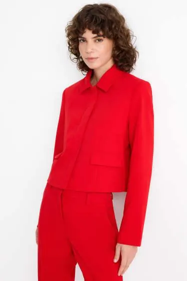 Cropped blazer - fitted