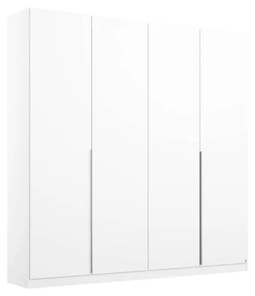 181/229/54 cm 4-türig Weiß