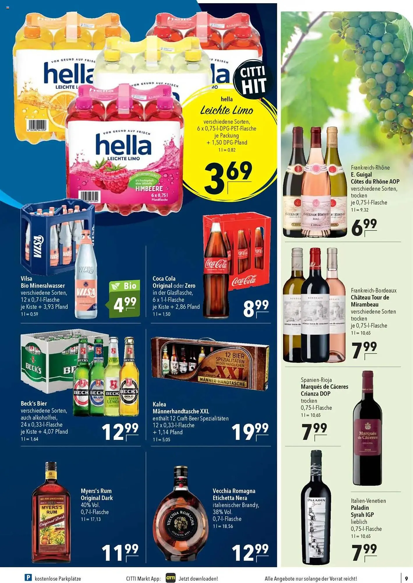 CITTI Markt Prospekt von 22. Oktober bis 28. Oktober 2025 - Prospekt seite 9