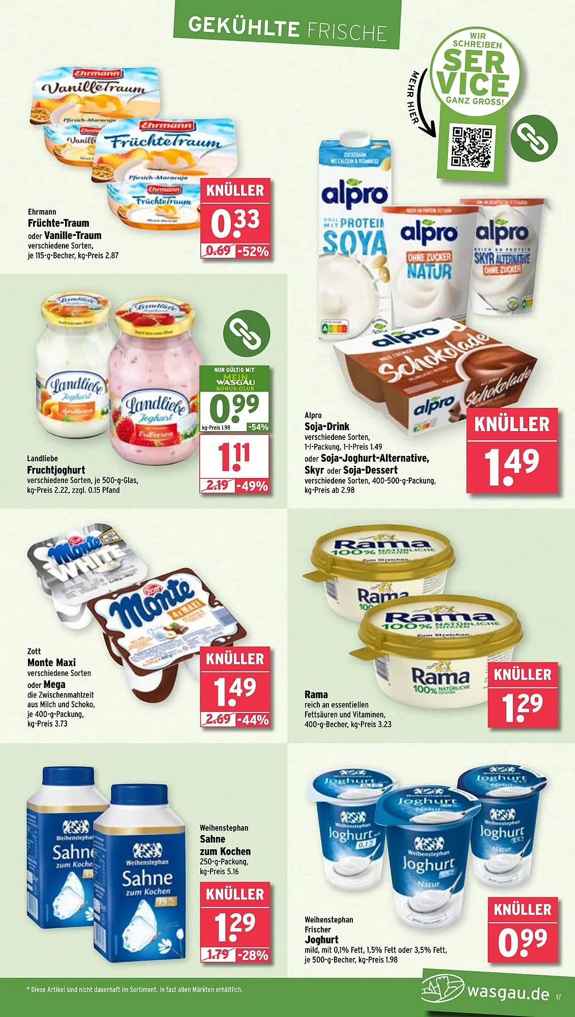 Wasgau Prospekt von 24. März bis 29. März 2025 - Prospekt seite 17