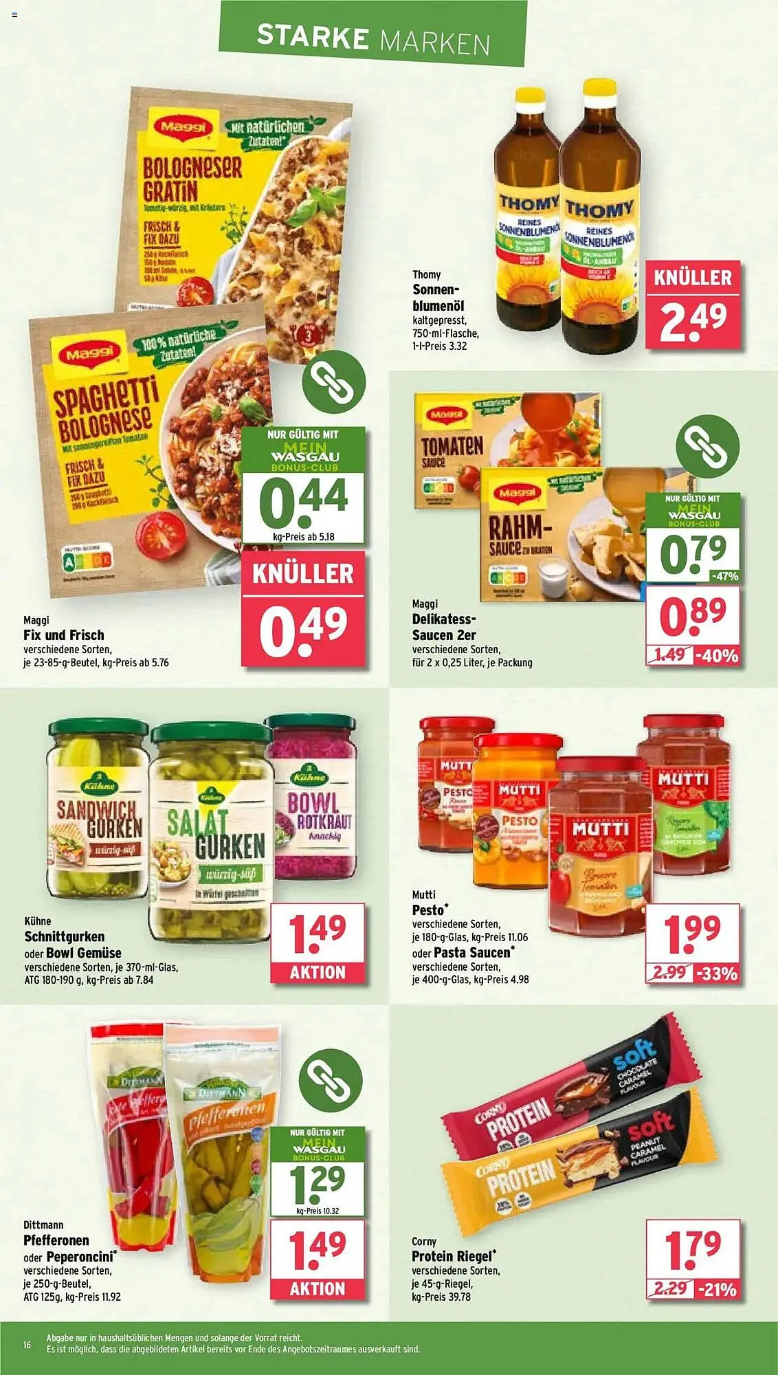 Wasgau Prospekt von 5. Mai bis 10. Mai 2025 - Prospekt seite 16