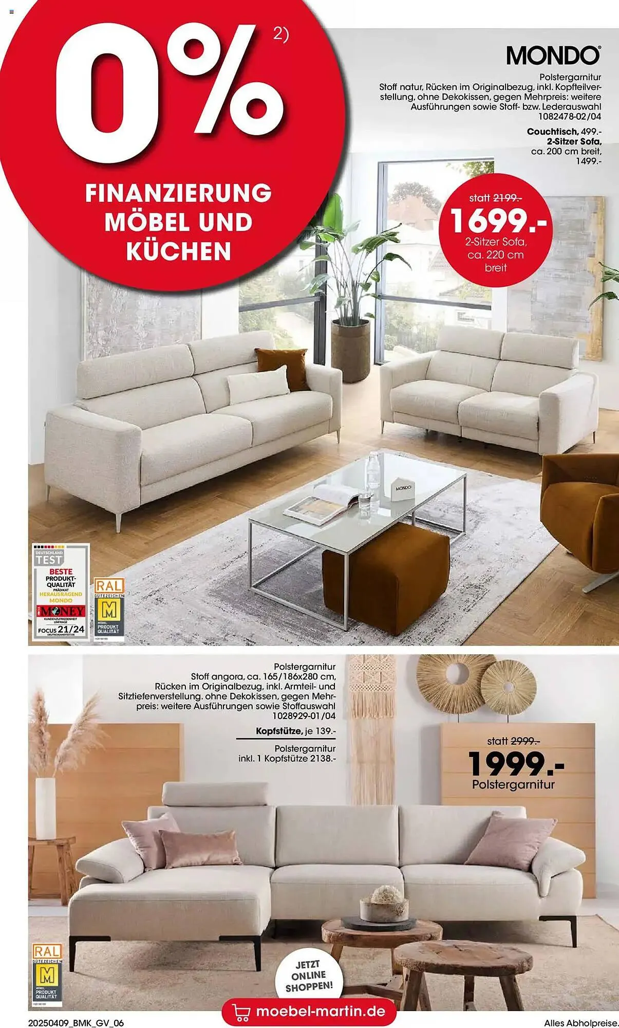 Möbel Martin Prospekt von 9. April bis 22. April 2025 - Prospekt seite 6