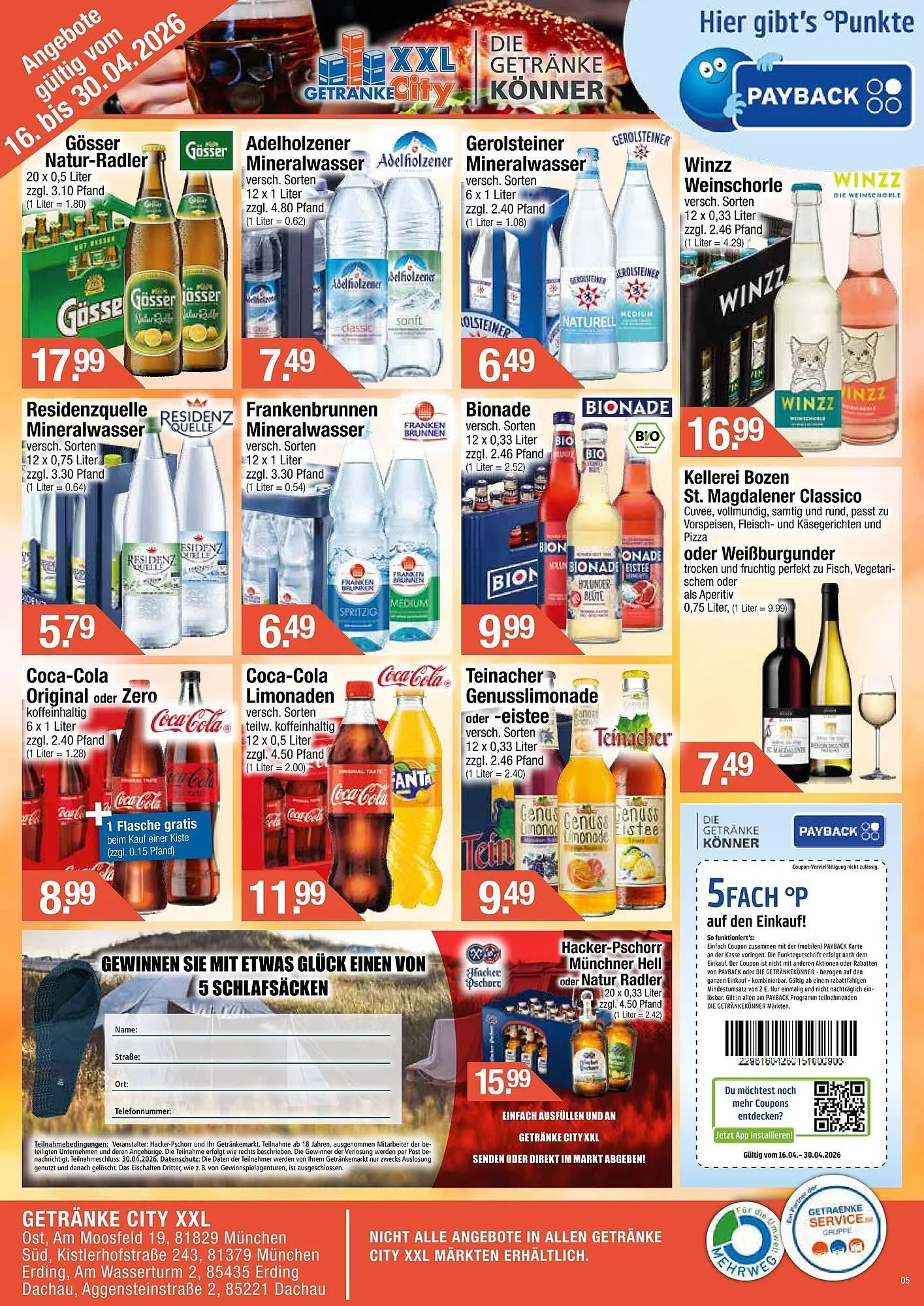 Getränke City Prospekt von 16. April bis 30. April 2026 - Prospekt seite 2