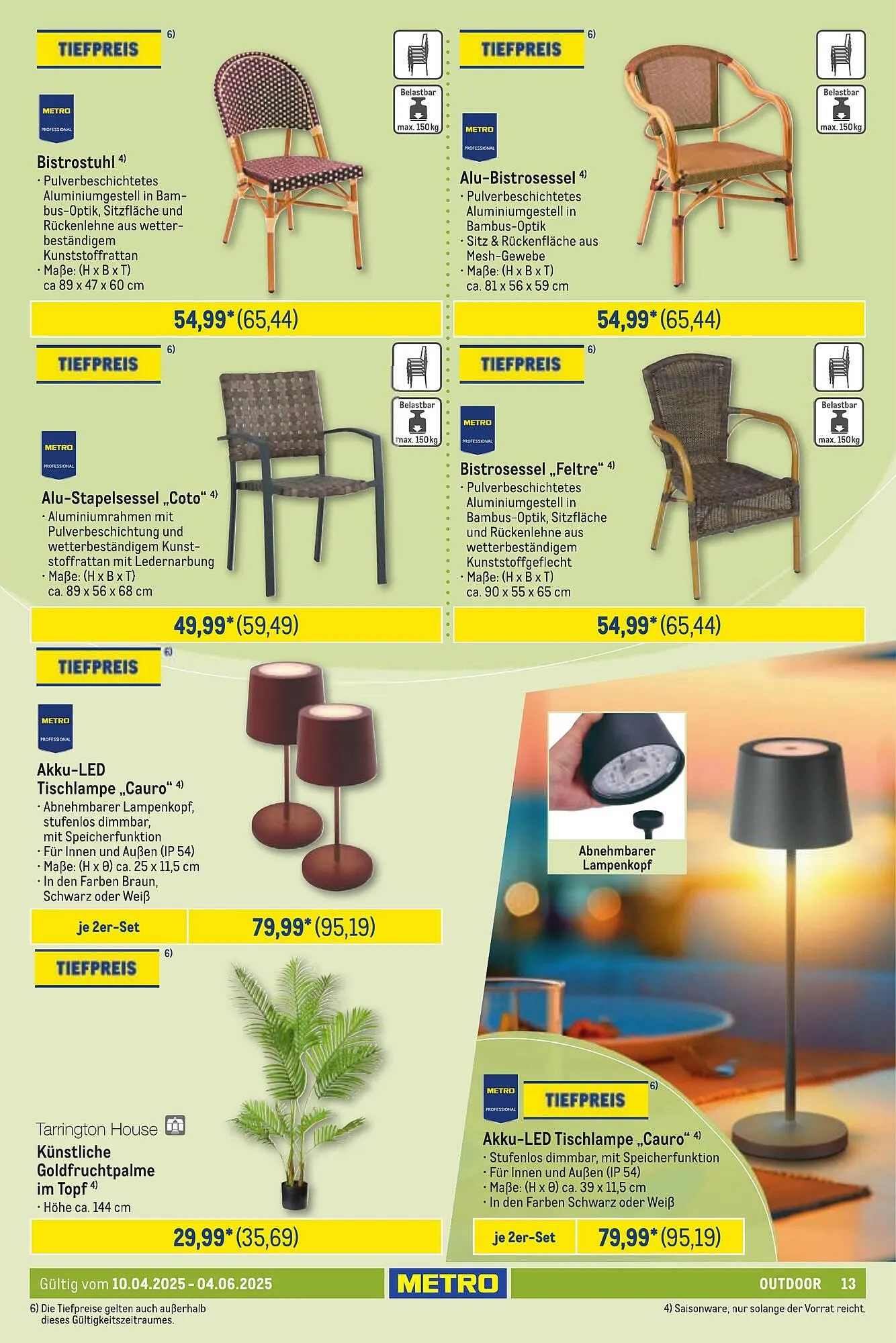 METRO Prospekt von 10. April bis 6. Juni 2025 - Prospekt seite 13