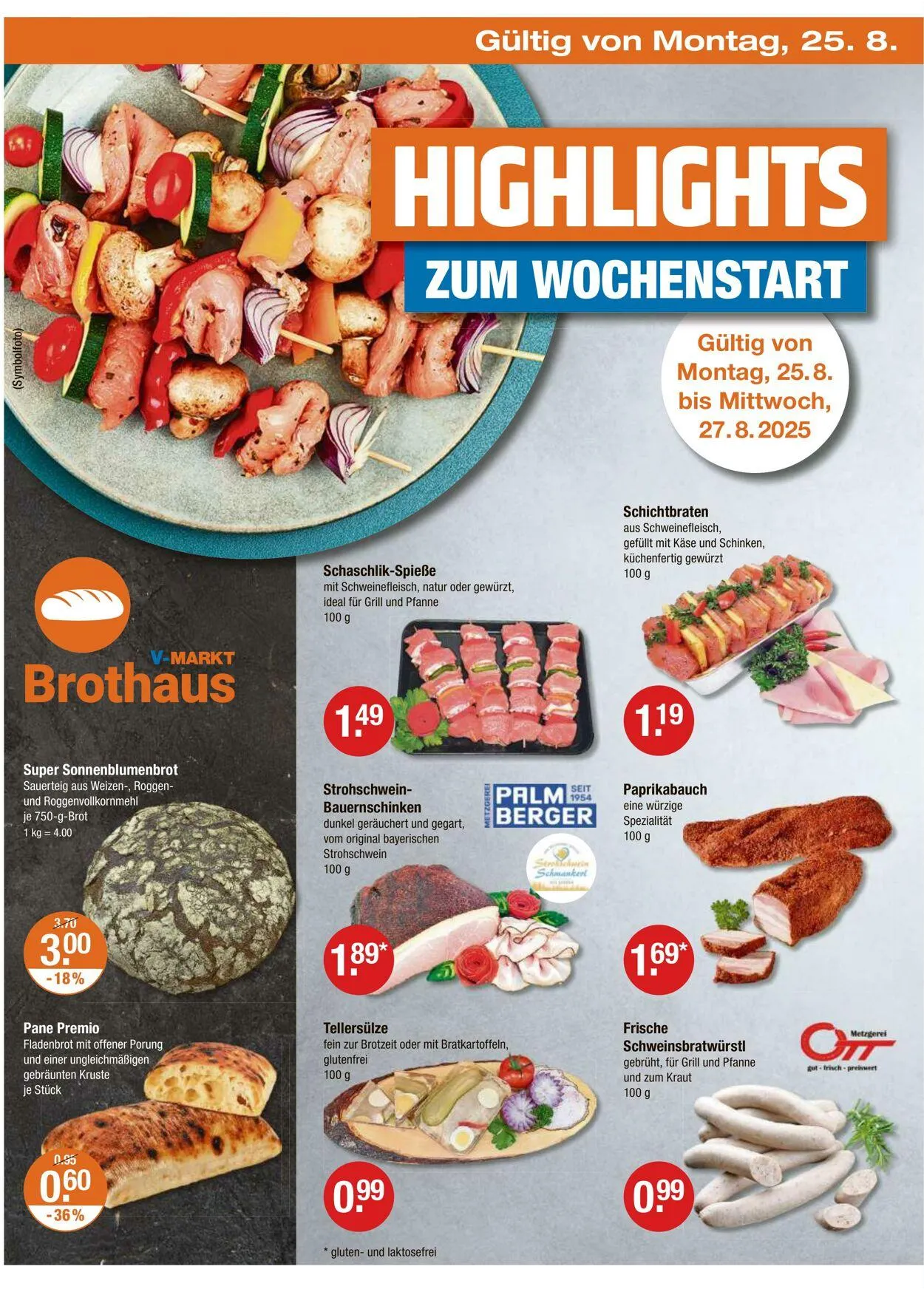 V-Markt Aktueller Prospekt von 21. August bis 27. August 2025 - Prospekt seite 18
