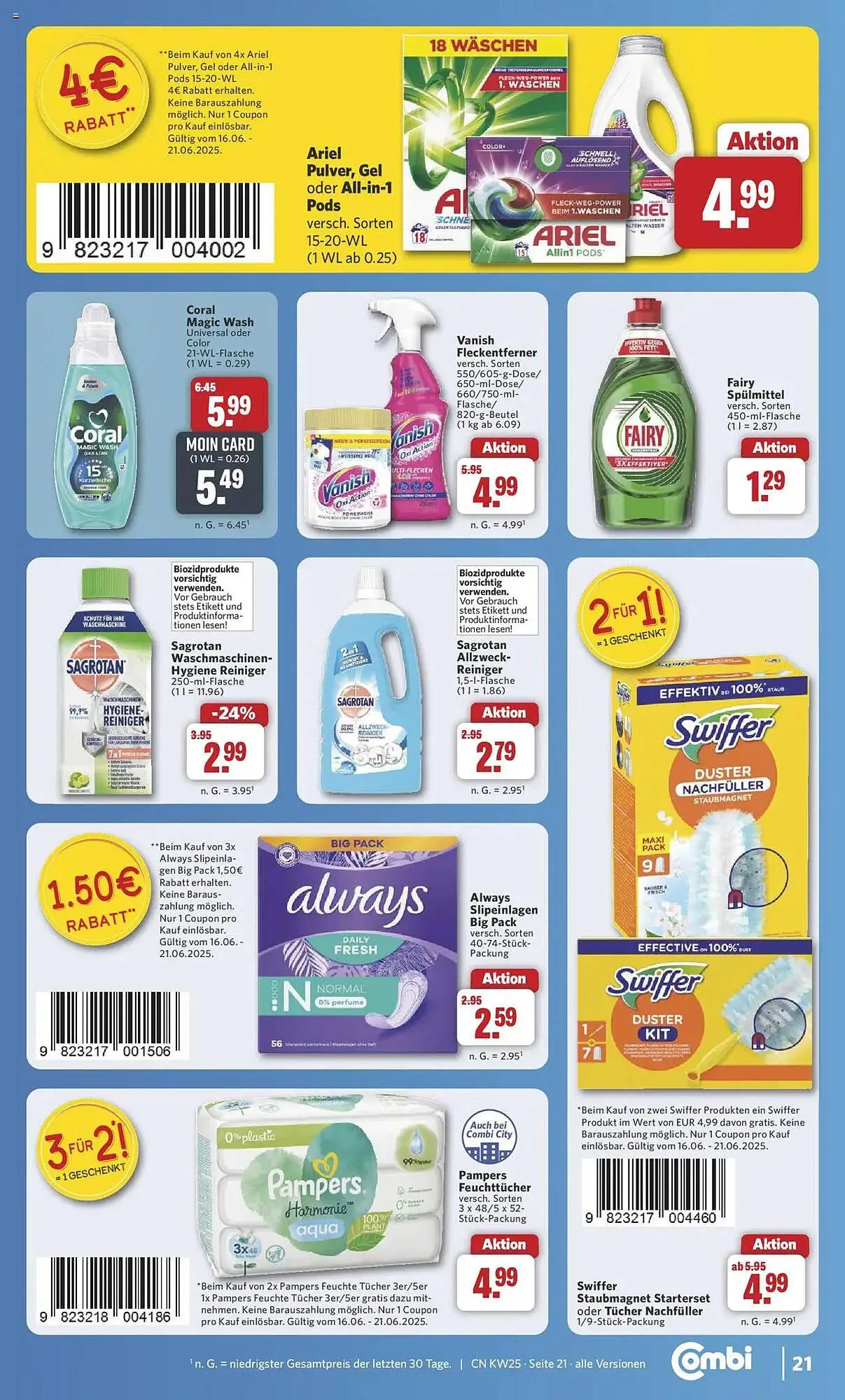 Combi Prospekt von 16. Juni bis 21. Juni 2025 - Prospekt seite 28