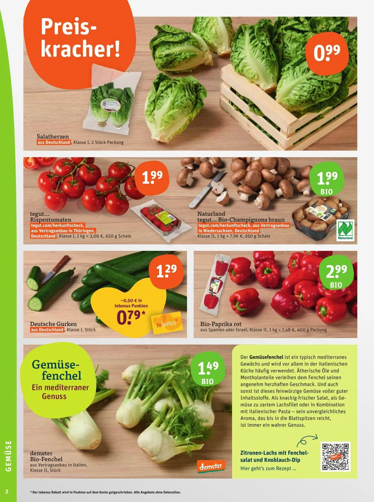 Tegut Aktueller Prospekt von 5. Mai bis 11. Mai 2025 - Prospekt seite 4