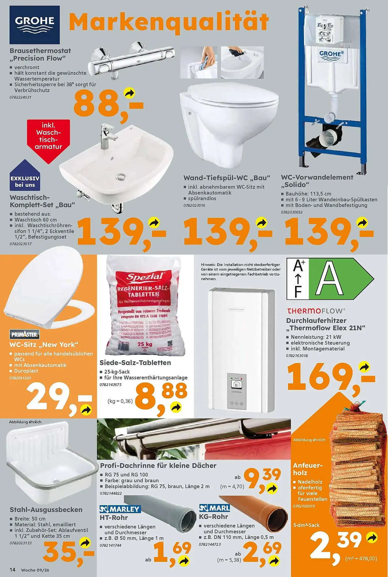 Globus Baumarkt Prospekt von 22. Februar bis 27. Februar 2026 - Prospekt seite 14
