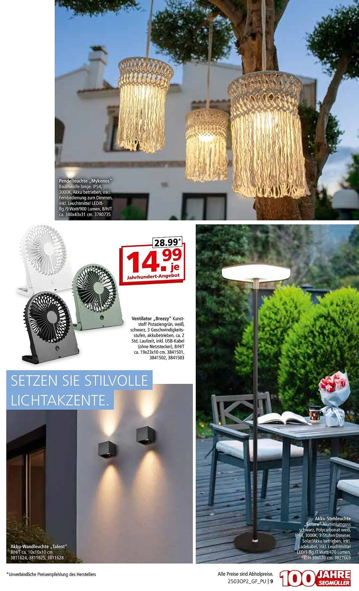 Segmüller Prospekt von 3. März bis 30. Mai 2025 - Prospekt seite 9