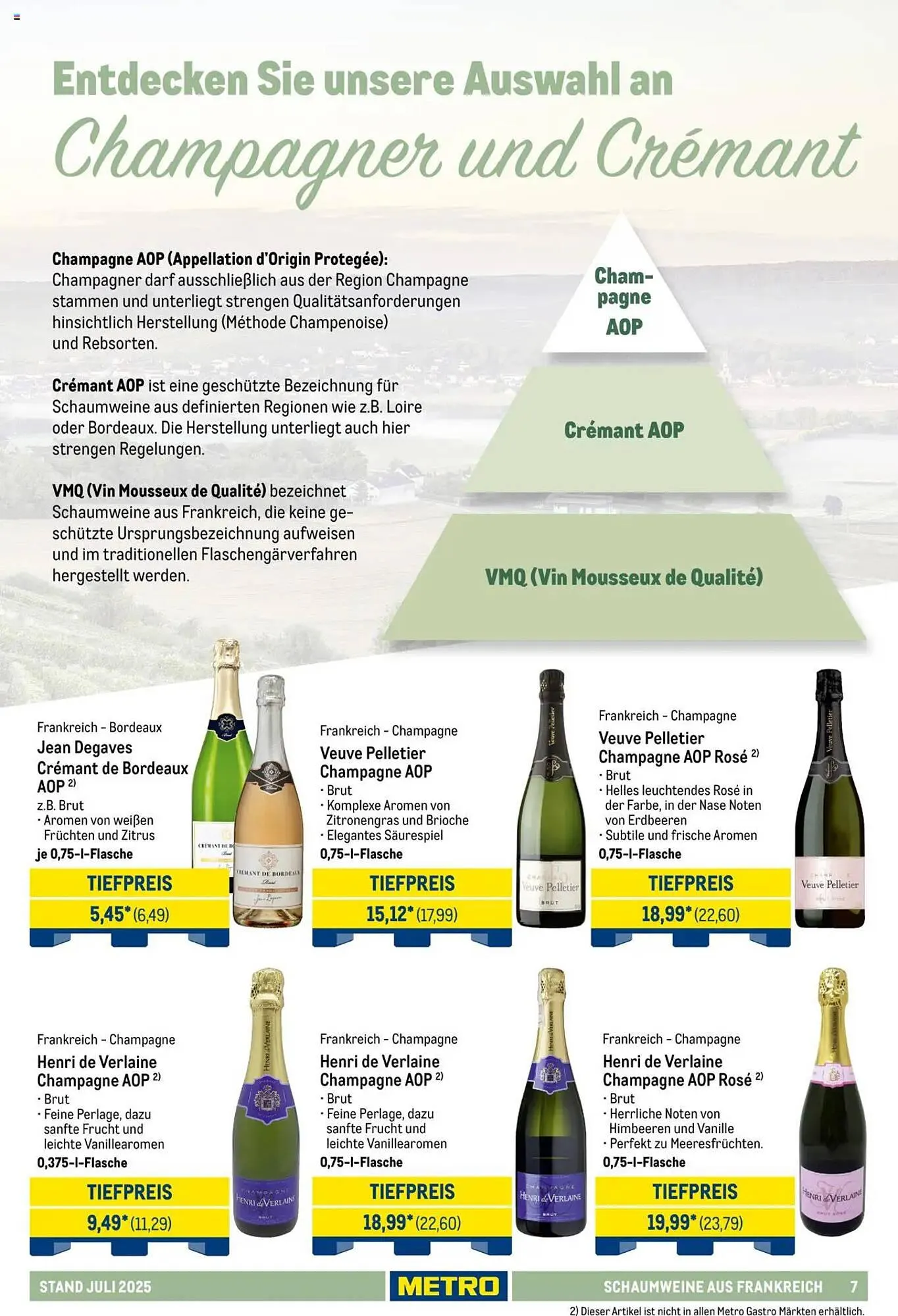 METRO Prospekt von 1. Juli bis 31. Juli 2025 - Prospekt seite 7