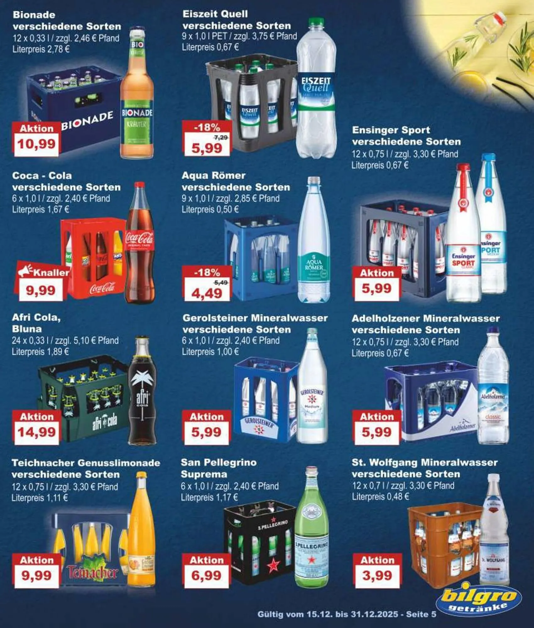 Bilgro Prospekt von 15. Dezember bis 3. Januar 2026 - Prospekt seite 5
