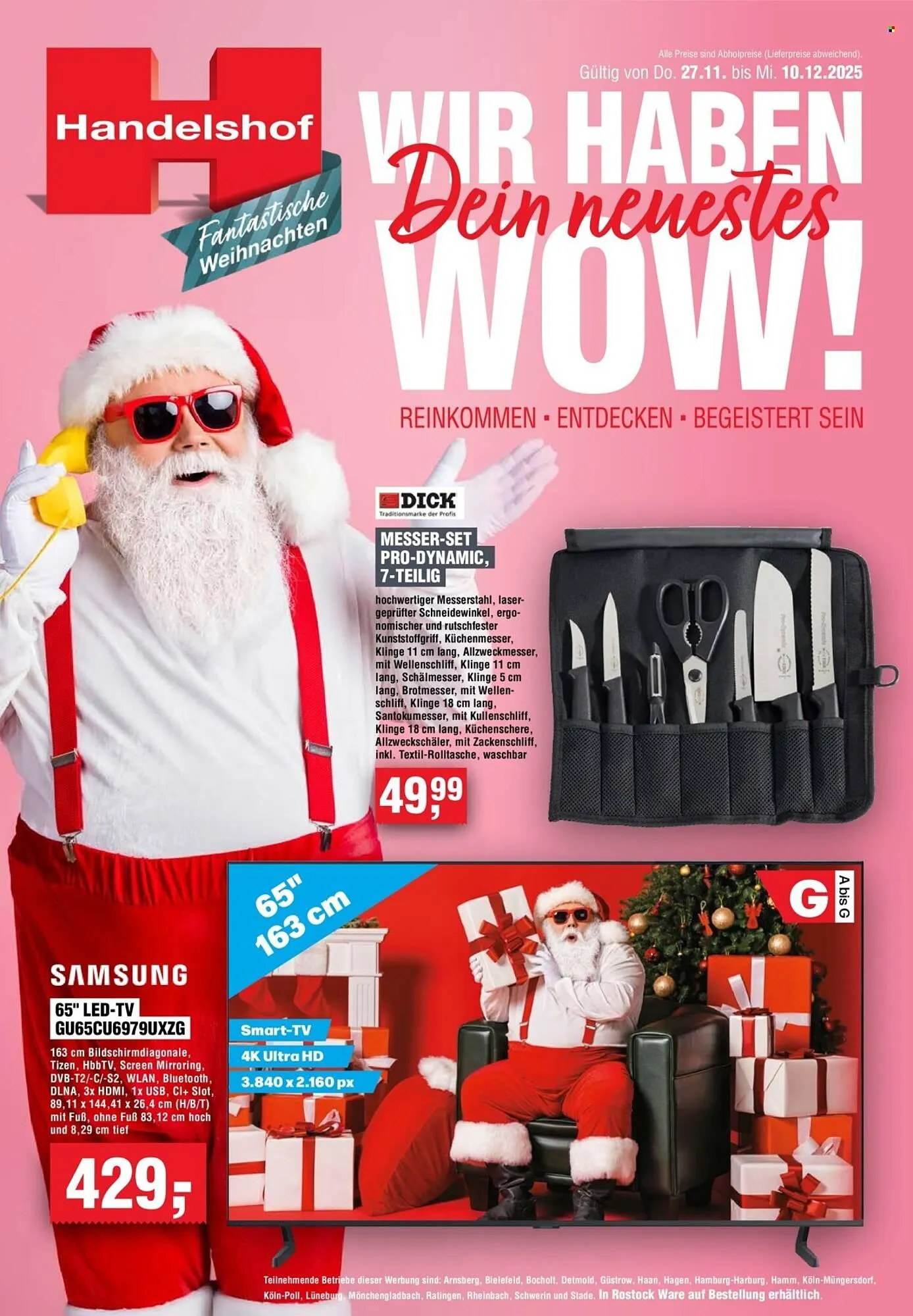 Handelshof Prospekt von 27. November bis 10. Dezember 2025 - Prospekt seite 1