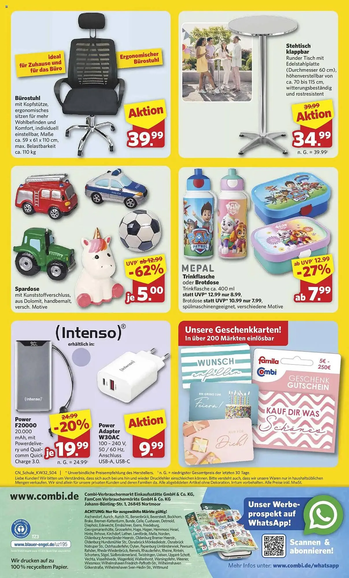 Combi Prospekt von 3. August bis 30. August 2025 - Prospekt seite 4