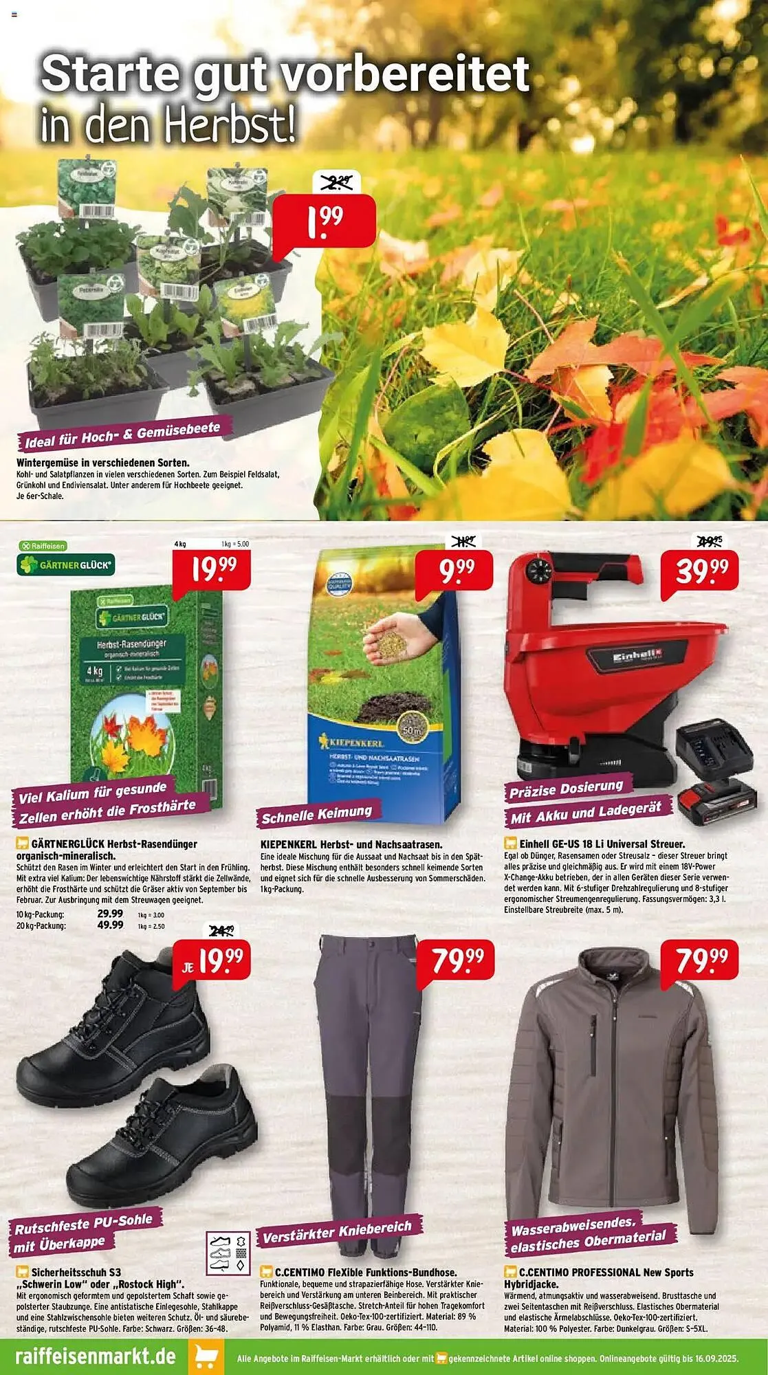 Raiffeisen Markt Prospekt von 1. September bis 30. September 2025 - Prospekt seite 4