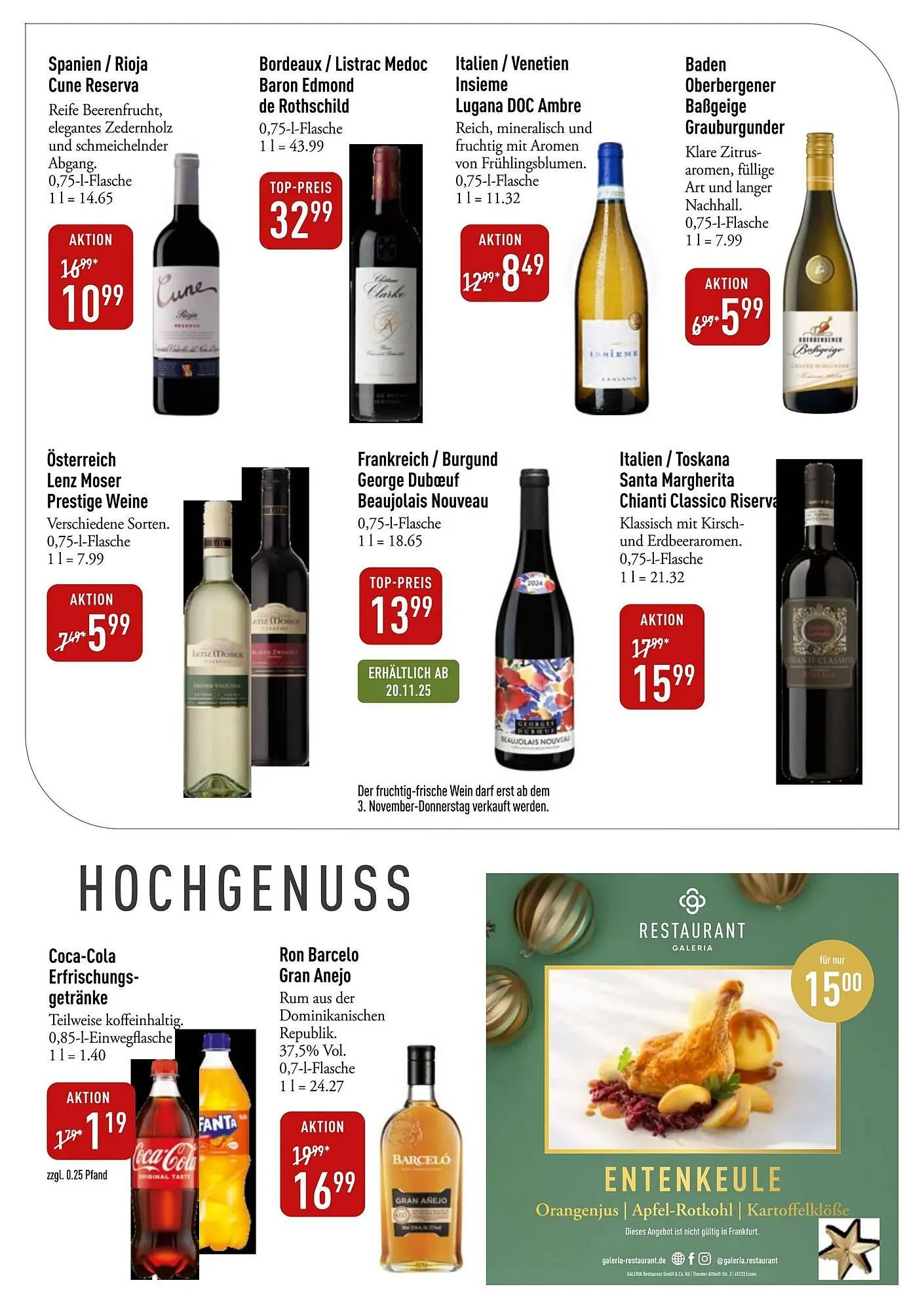 Galeria Markthalle Prospekt von 17. November bis 24. November 2025 - Prospekt seite 11