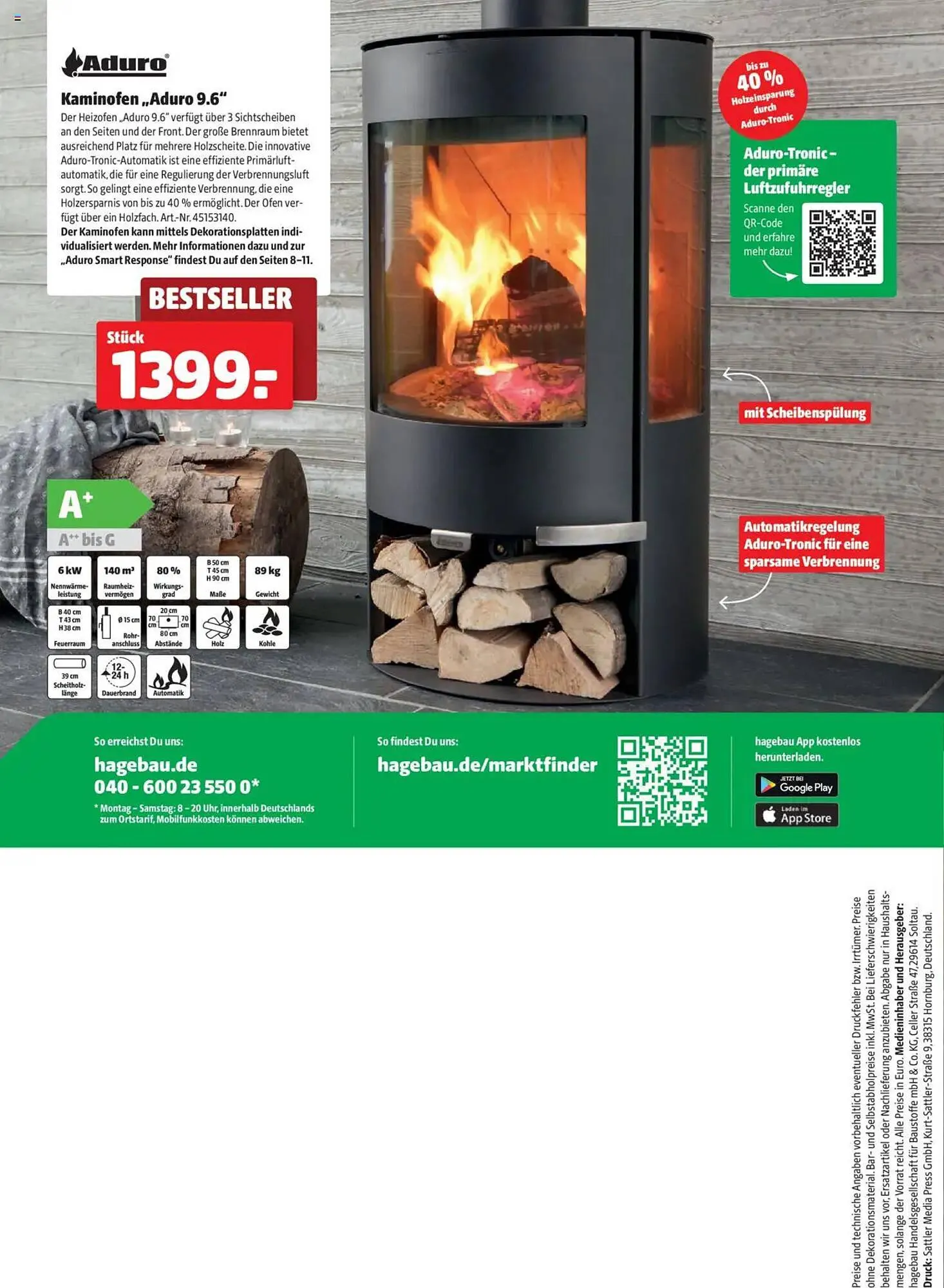 Hagebau Prospekt von 7. Juli bis 30. Juni 2026 - Prospekt seite 40