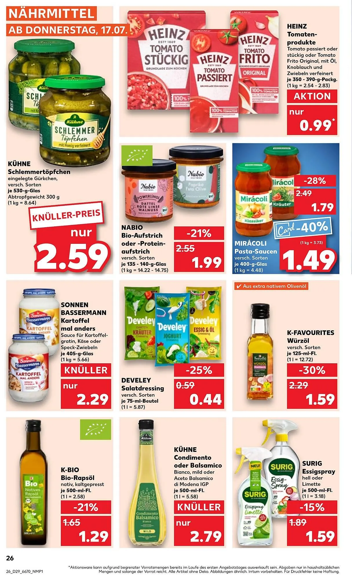 Kaufland Prospekt von 17. Juli bis 23. Juli 2025 - Prospekt seite 26