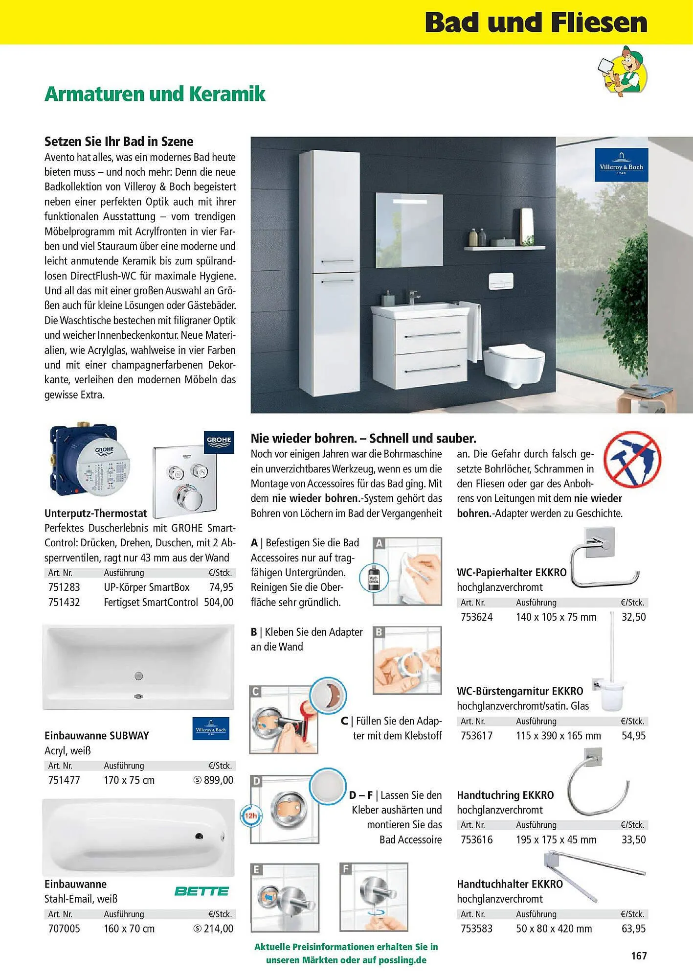 Holz Possling Prospekt von 31. März bis 30. Juni 2025 - Prospekt seite 167