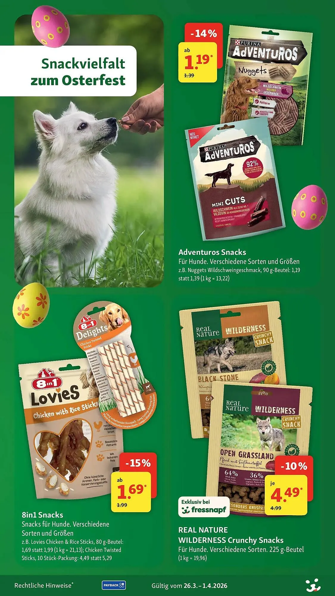 Fressnapf Prospekt von 25. März bis 1. April 2026 - Prospekt seite 8