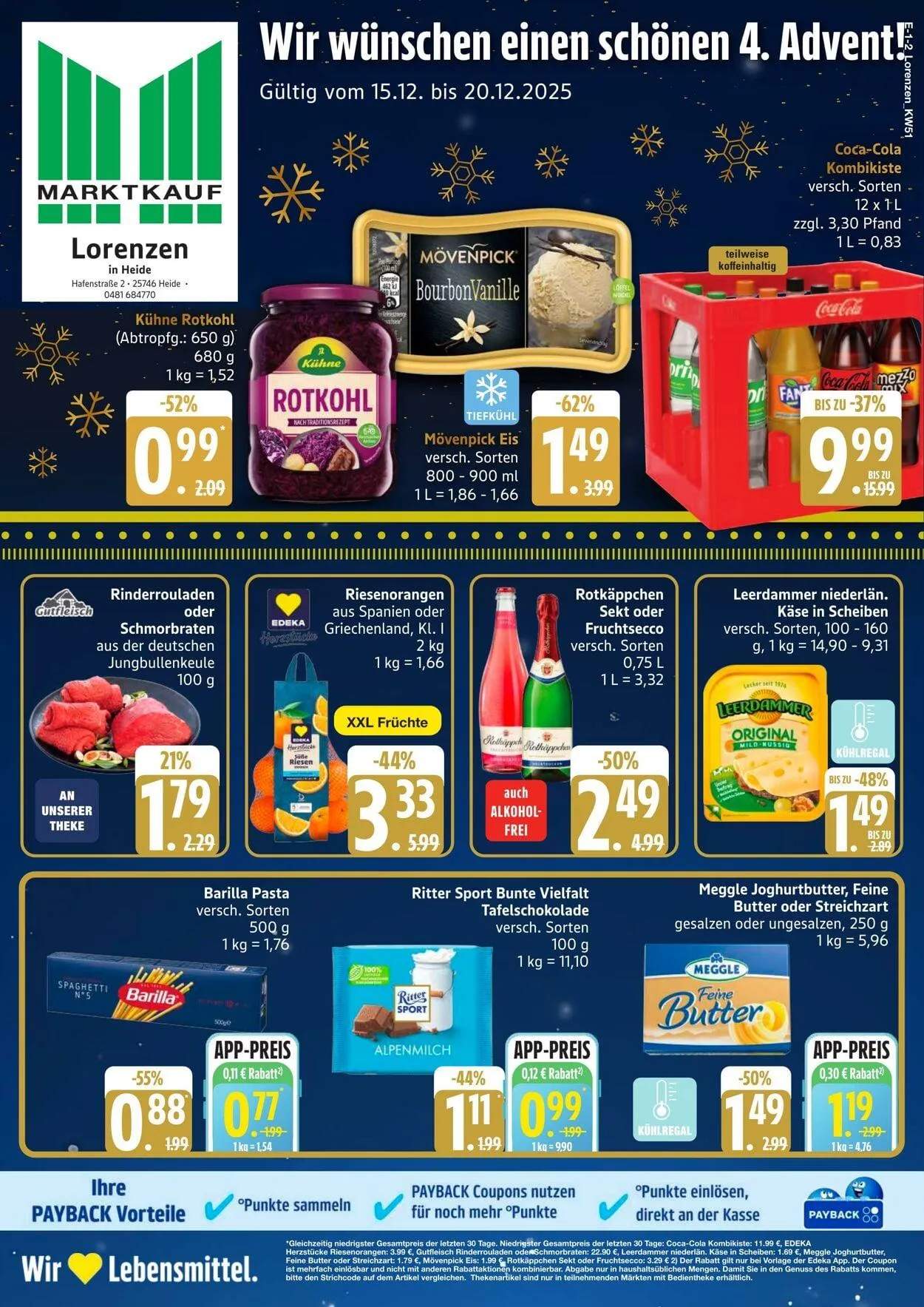 Marktkauf Aktueller Prospekt von 15. Dezember bis 20. Dezember 2025 - Prospekt seite 1