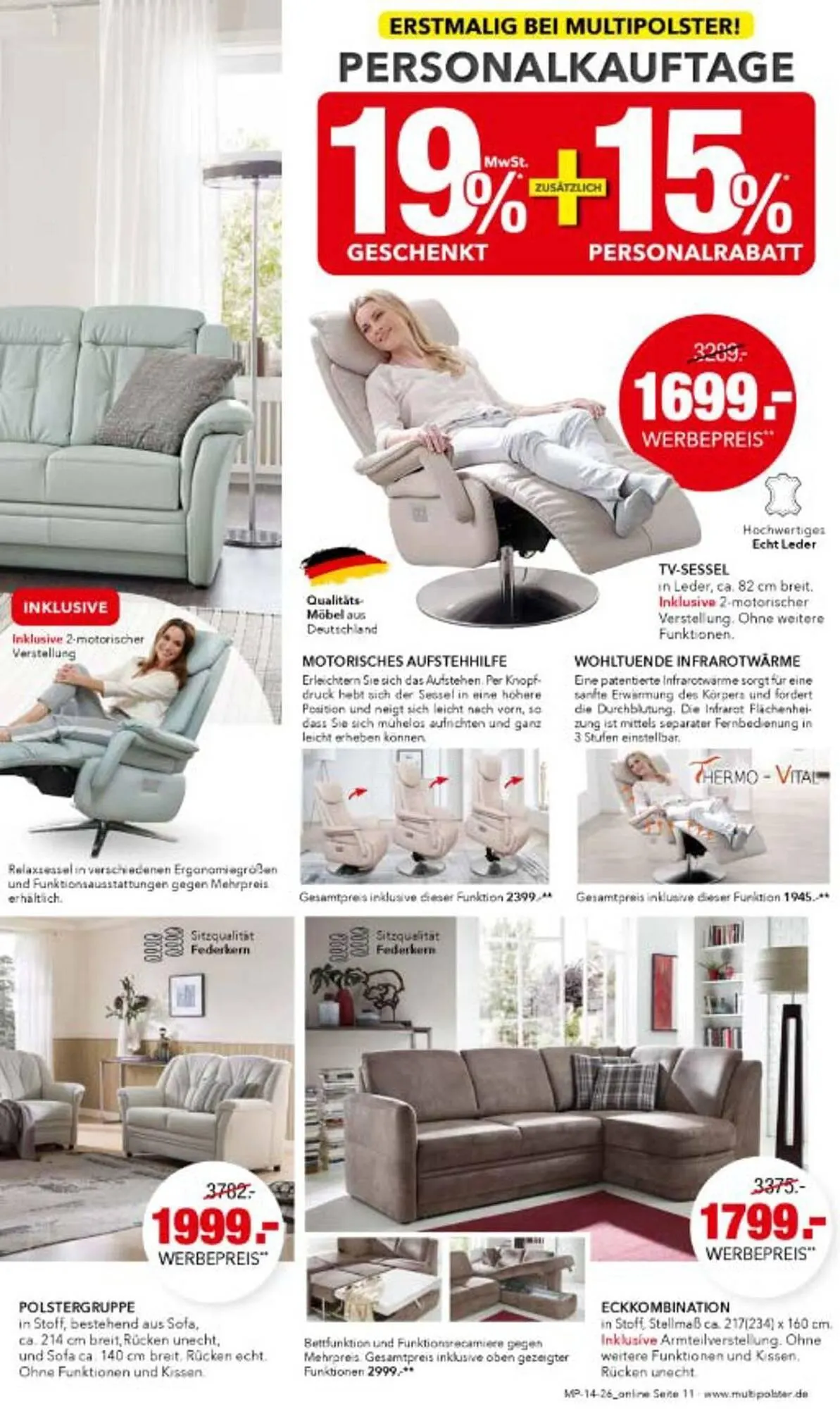 Multipolster Prospekt von 14. April bis 24. April 2026 - Prospekt seite 11