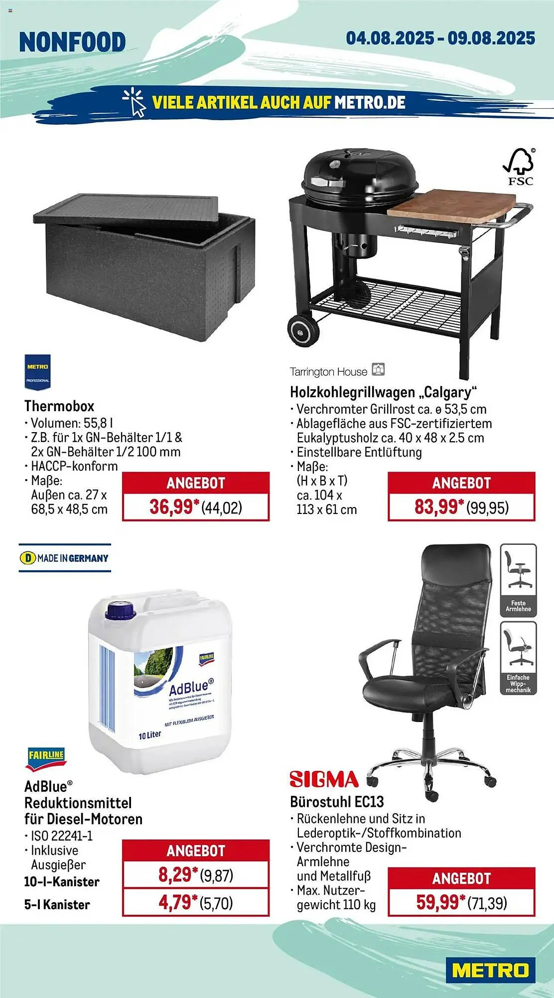 METRO Prospekt von 4. August bis 9. August 2025 - Prospekt seite 25