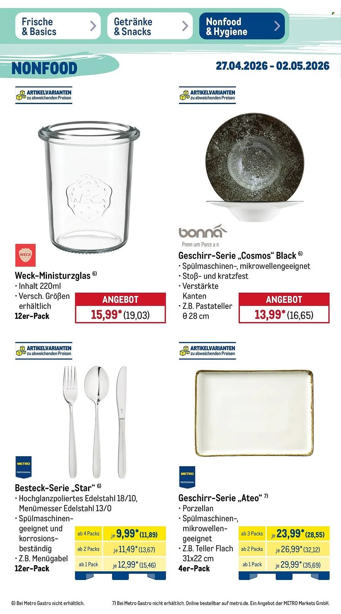 METRO Prospekt von 27. April bis 2. Mai 2026 - Prospekt seite 4