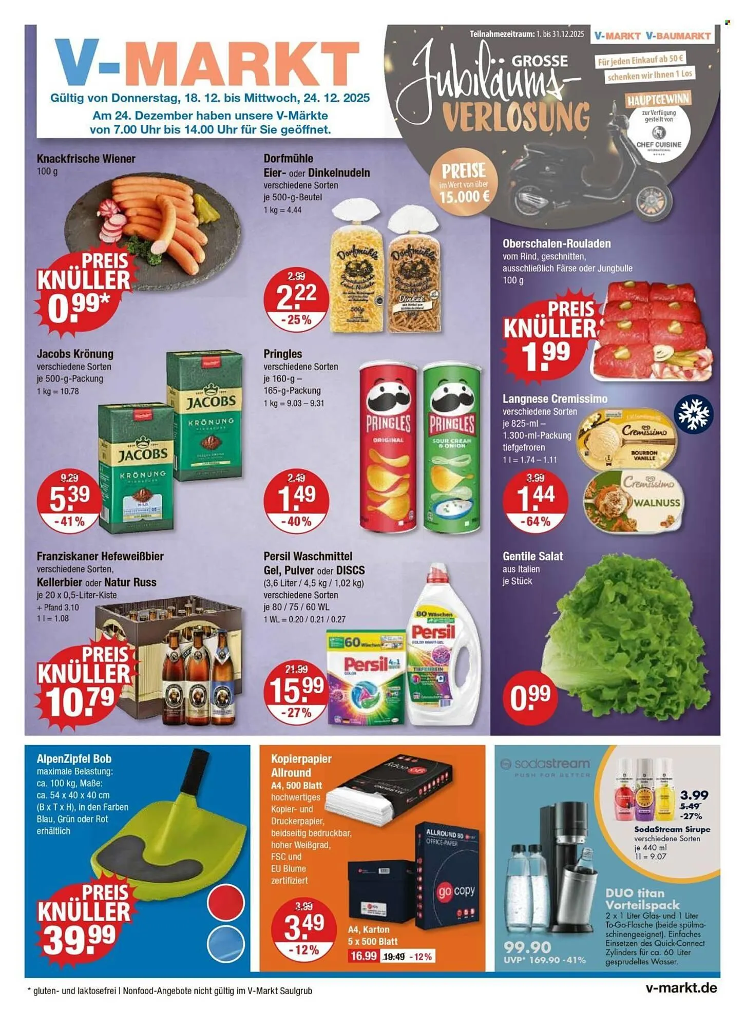 V Markt Prospekt von 18. Dezember bis 24. Dezember 2025 - Prospekt seite 1