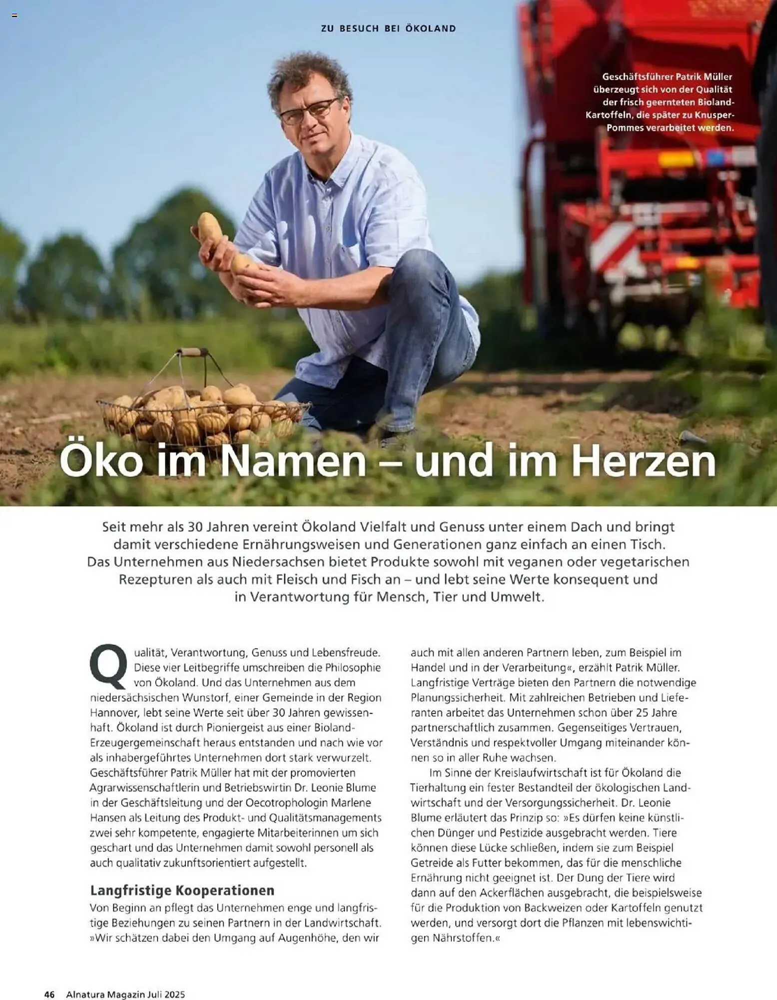 Alnatura Prospekt von 1. Juli bis 31. Juli 2025 - Prospekt seite 46
