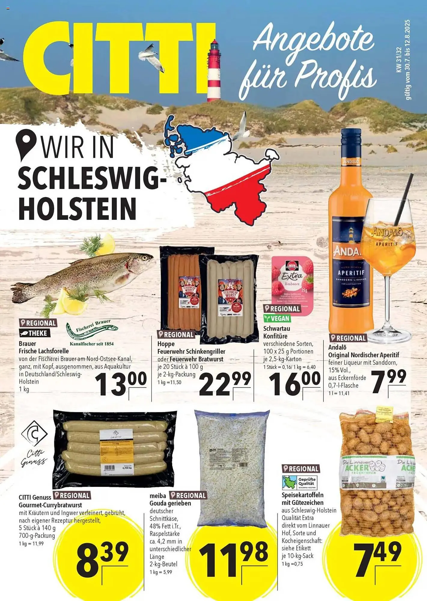 CITTI Markt Prospekt von 30. Juli bis 12. August 2025 - Prospekt seite 1