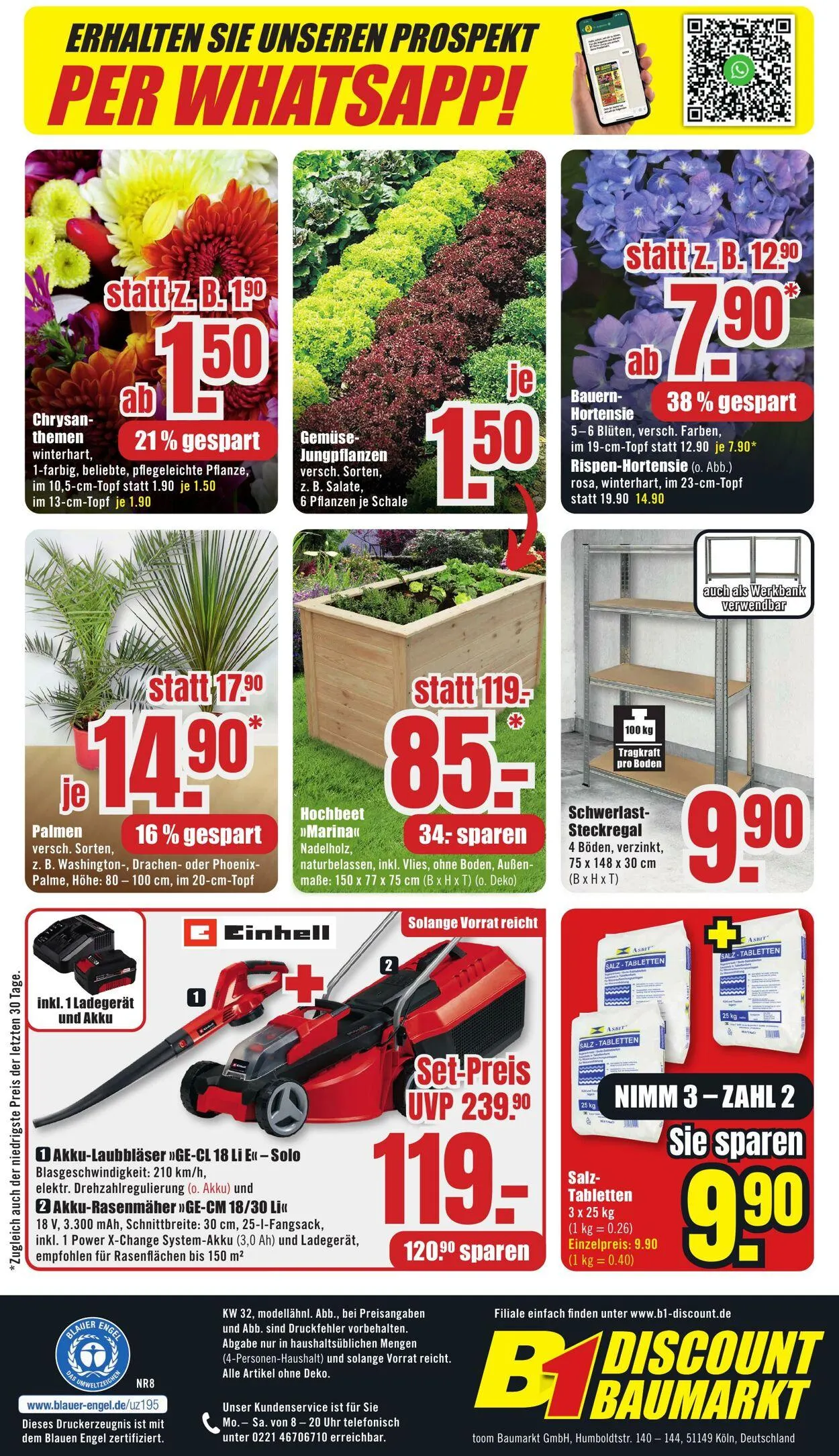 B1 Discount Baumarkt von 2. August bis 8. August 2025 - Prospekt seite 6