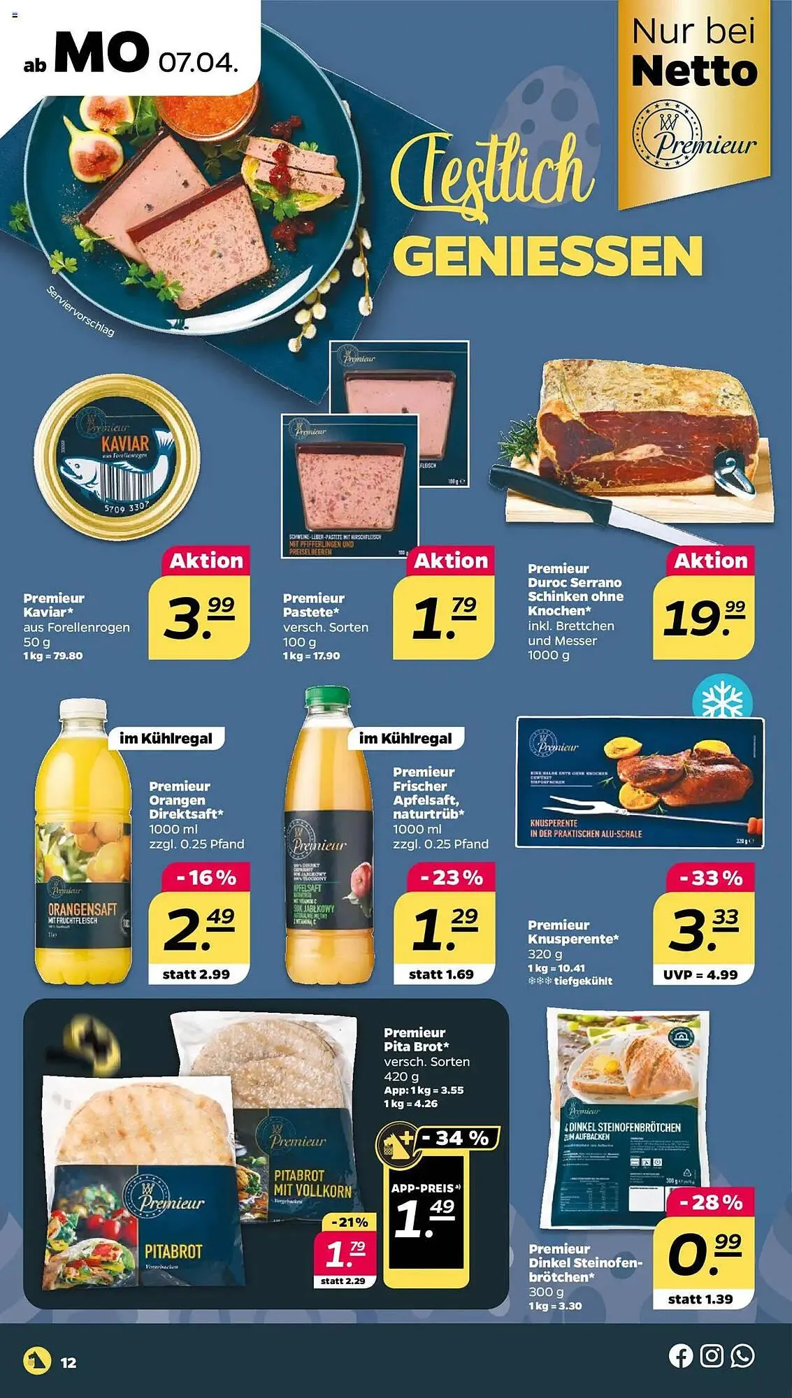 NETTO Prospekt von 7. April bis 12. April 2025 - Prospekt seite 12
